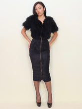 Load image into Gallery viewer, Sonia Rykiel 70s Marabou Top
