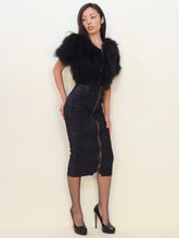 Load image into Gallery viewer, Sonia Rykiel 70s Marabou Top
